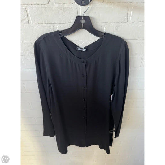 Tunic Long Sleeve By Eileen Fisher In Black, Size: M