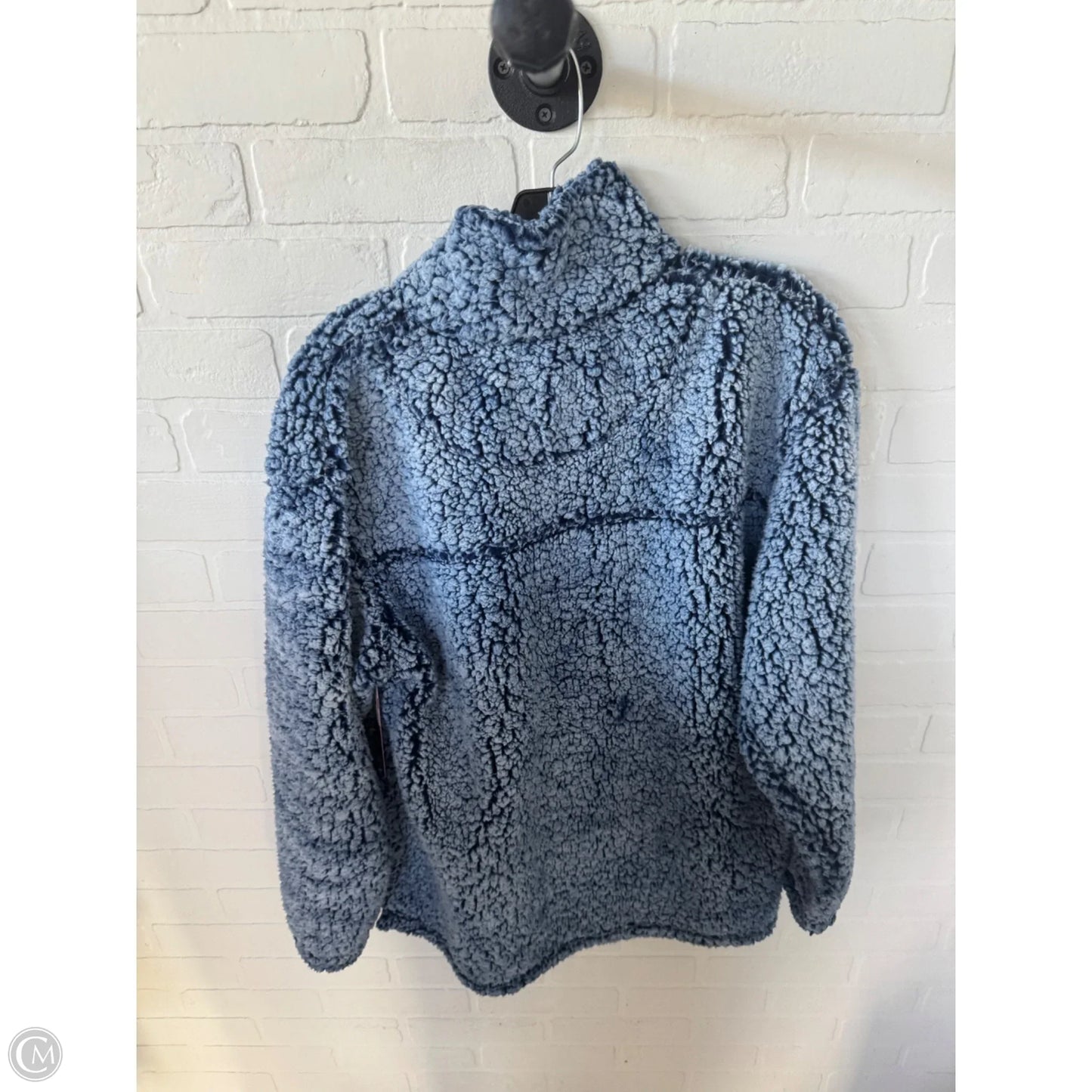 Jacket Fleece By Clothes Mentor In Blue, Size: L