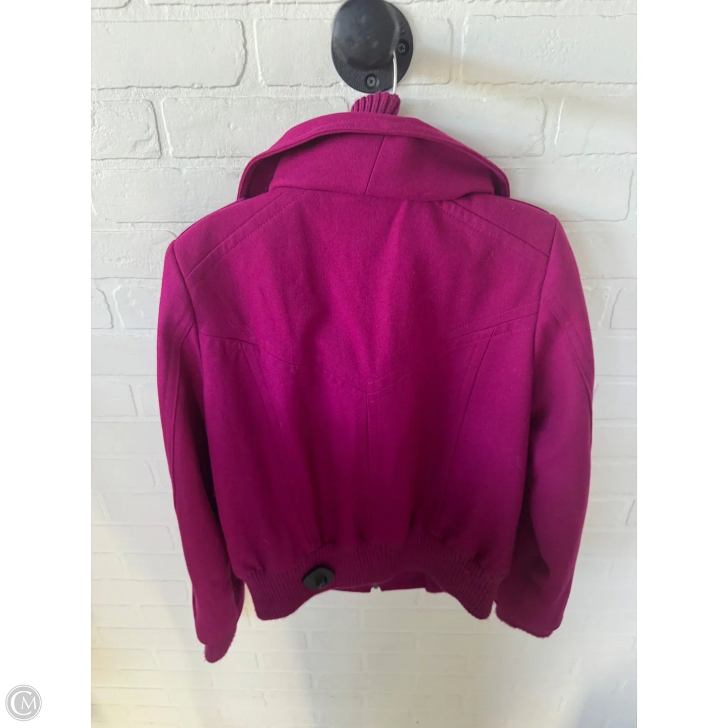 Coat Wool By New York And Co In Pink, Size: M