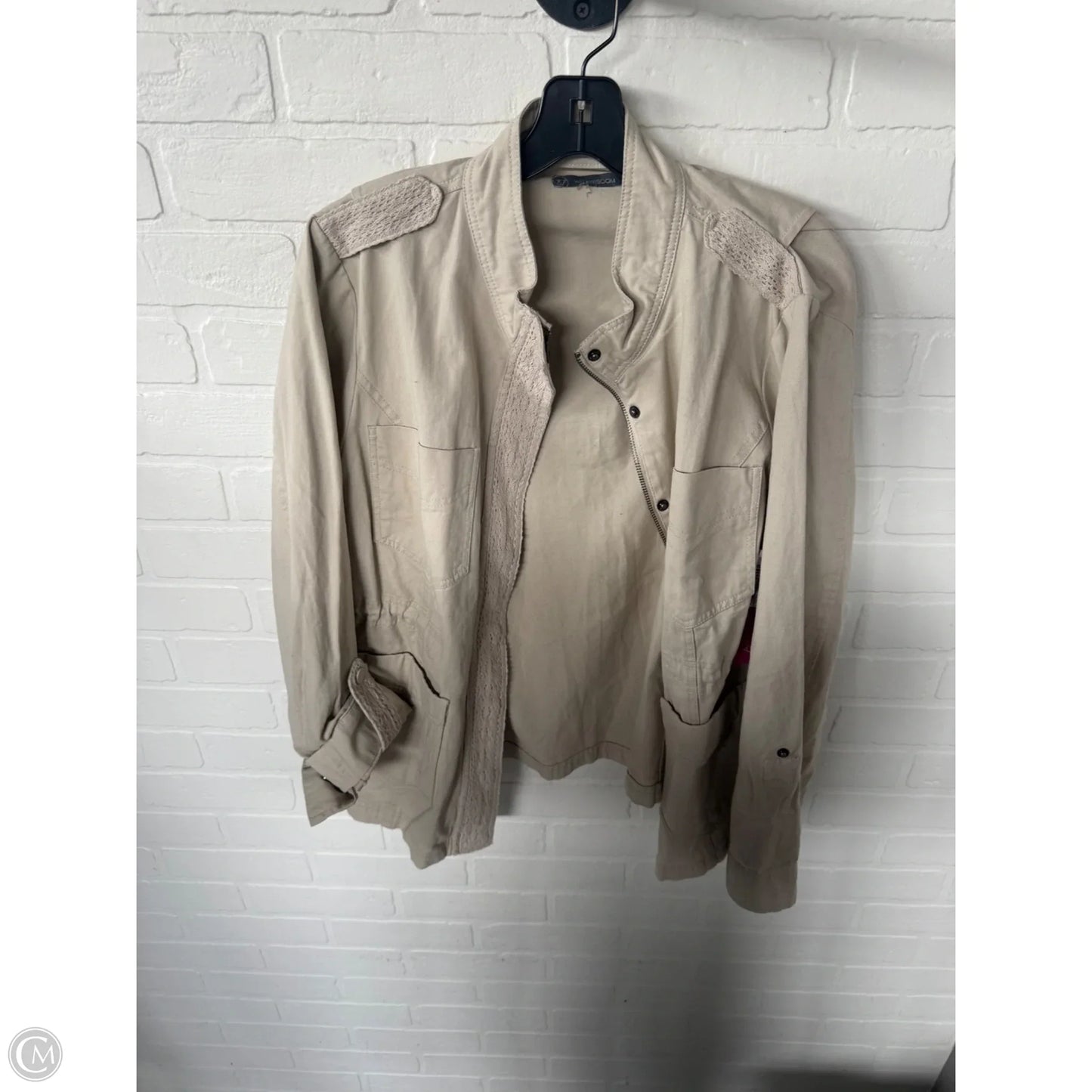 Jacket Utility By Wit & Wisdom In Tan, Size: M