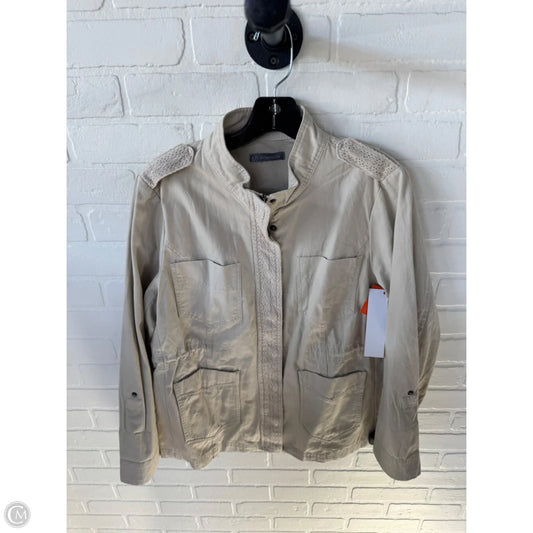 Jacket Utility By Wit & Wisdom In Tan, Size: M