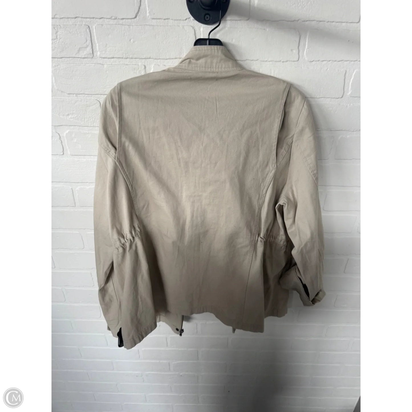 Jacket Utility By Wit & Wisdom In Tan, Size: M