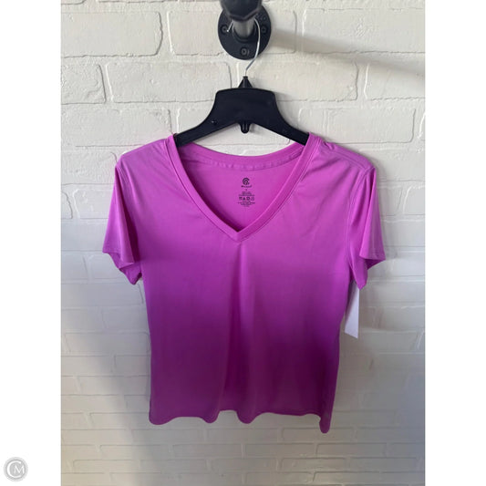 Athletic Top Short Sleeve By Champion In Pink, Size: Xl