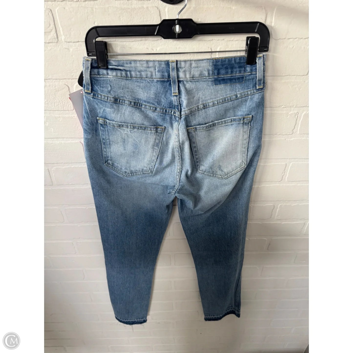 Jeans Straight By Amo In Blue Denim, Size: 4