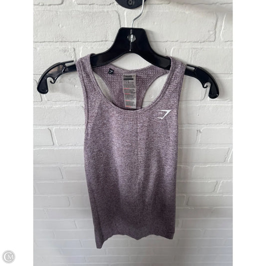 Athletic Tank Top By Gym Shark In Purple, Size: S