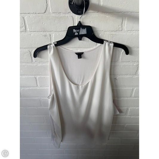 Top Sleeveless By Ann Taylor In Ivory, Size: L