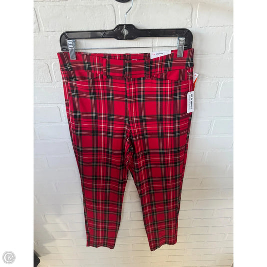 Pants Dress By Old Navy In Red & Yellow, Size: 4