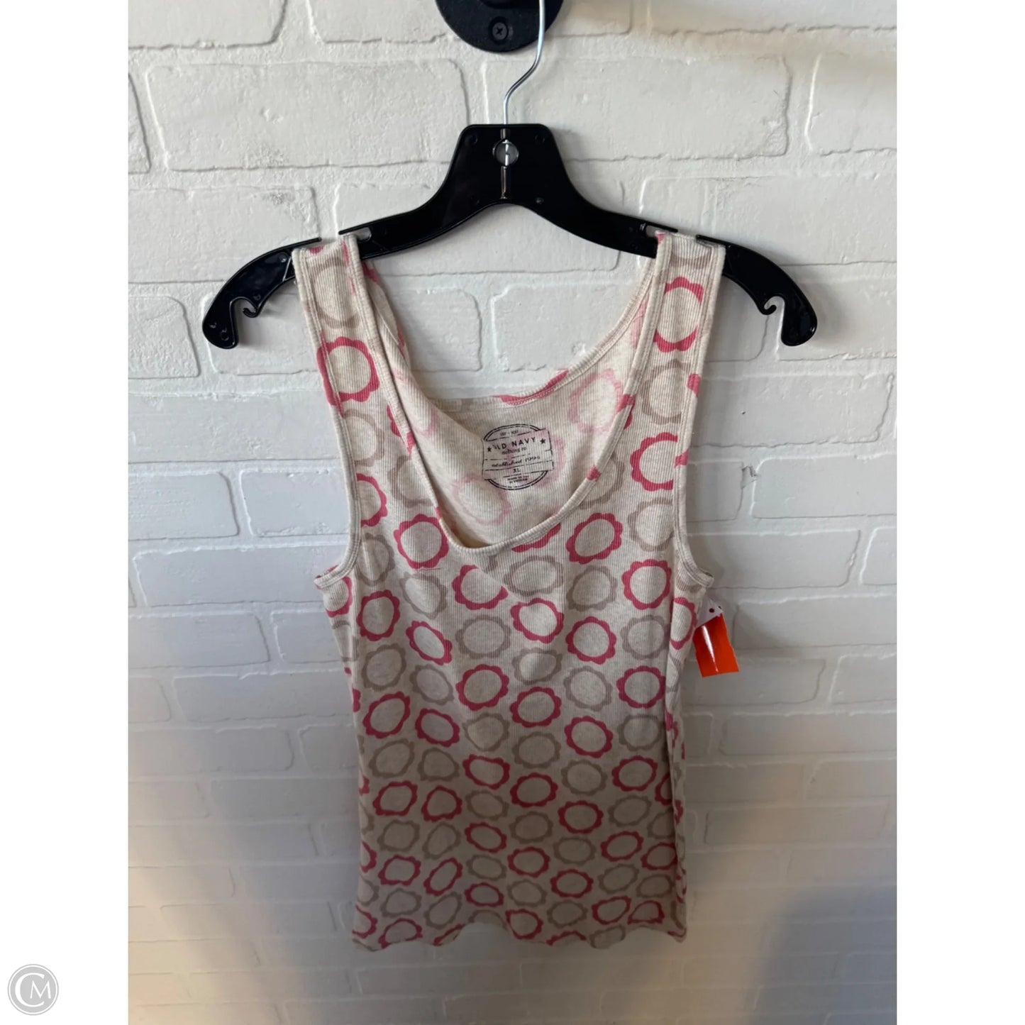 Tank Top By Old Navy In Pink & Tan, Size: Xl
