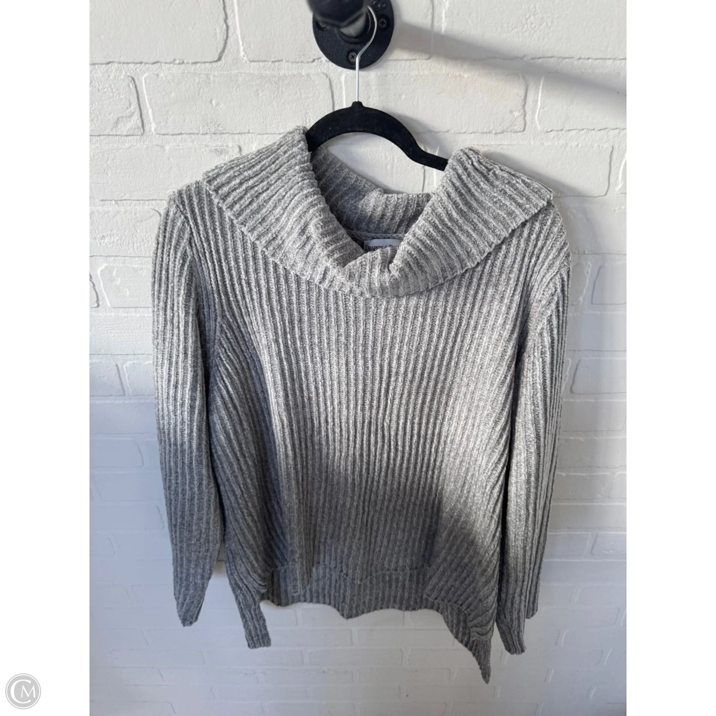 Sweater By Cmc In Grey, Size: 1x