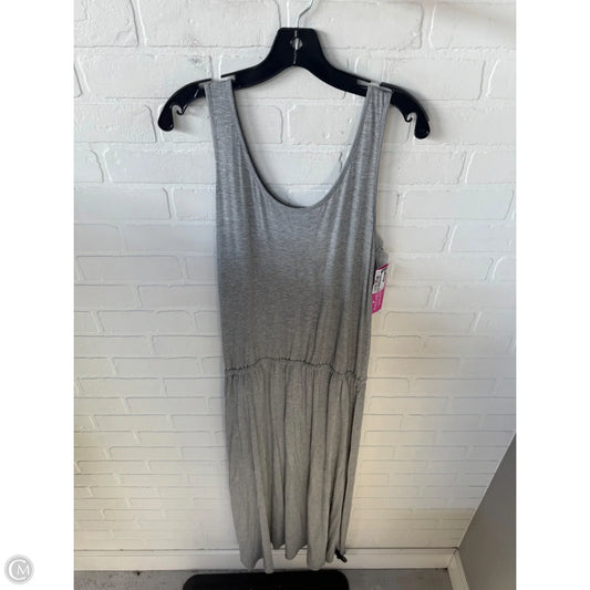 Dress Casual Maxi By Michael By Michael Kors In Grey, Size: L