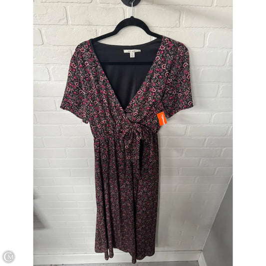 Dress Casual Maxi By Miami In Black & Red, Size: L