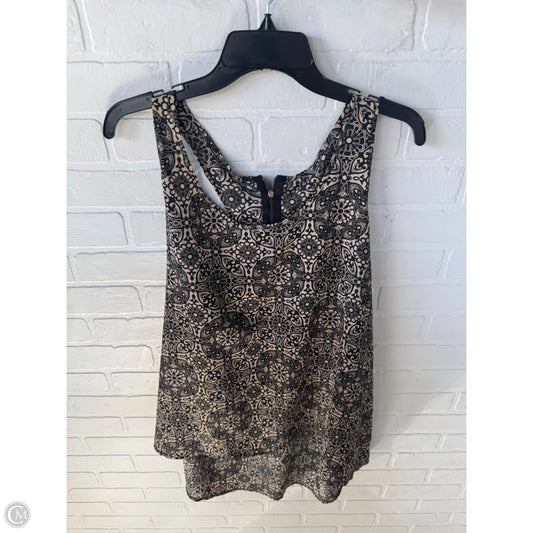 Top Sleeveless By Ambiance Apparel In Black & Tan, Size: 2x