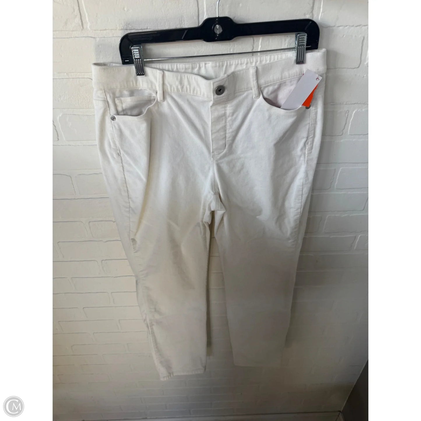 Pants Corduroy By J. Jill In Ivory, Size: 8
