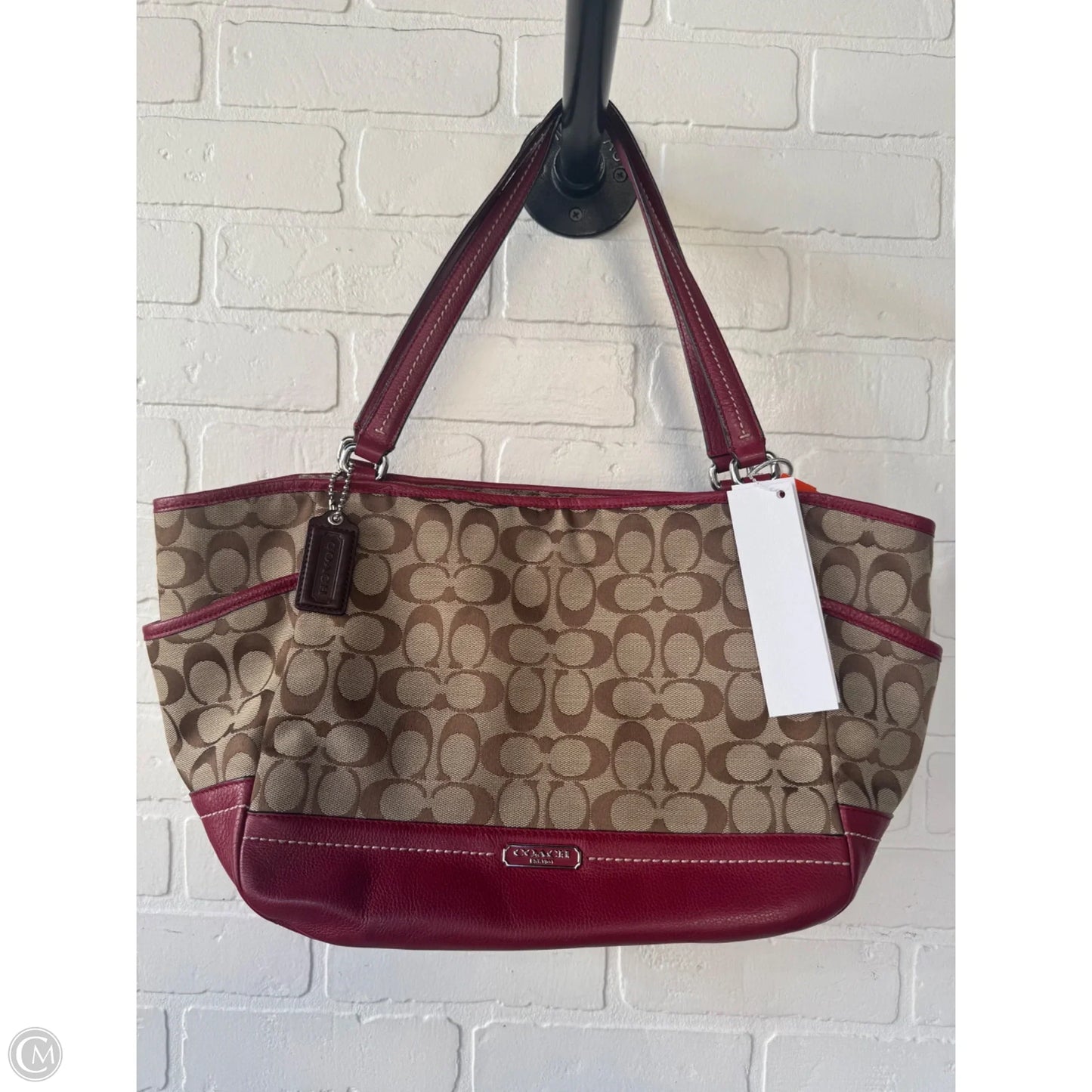 Tote Designer By Coach, Size: Large