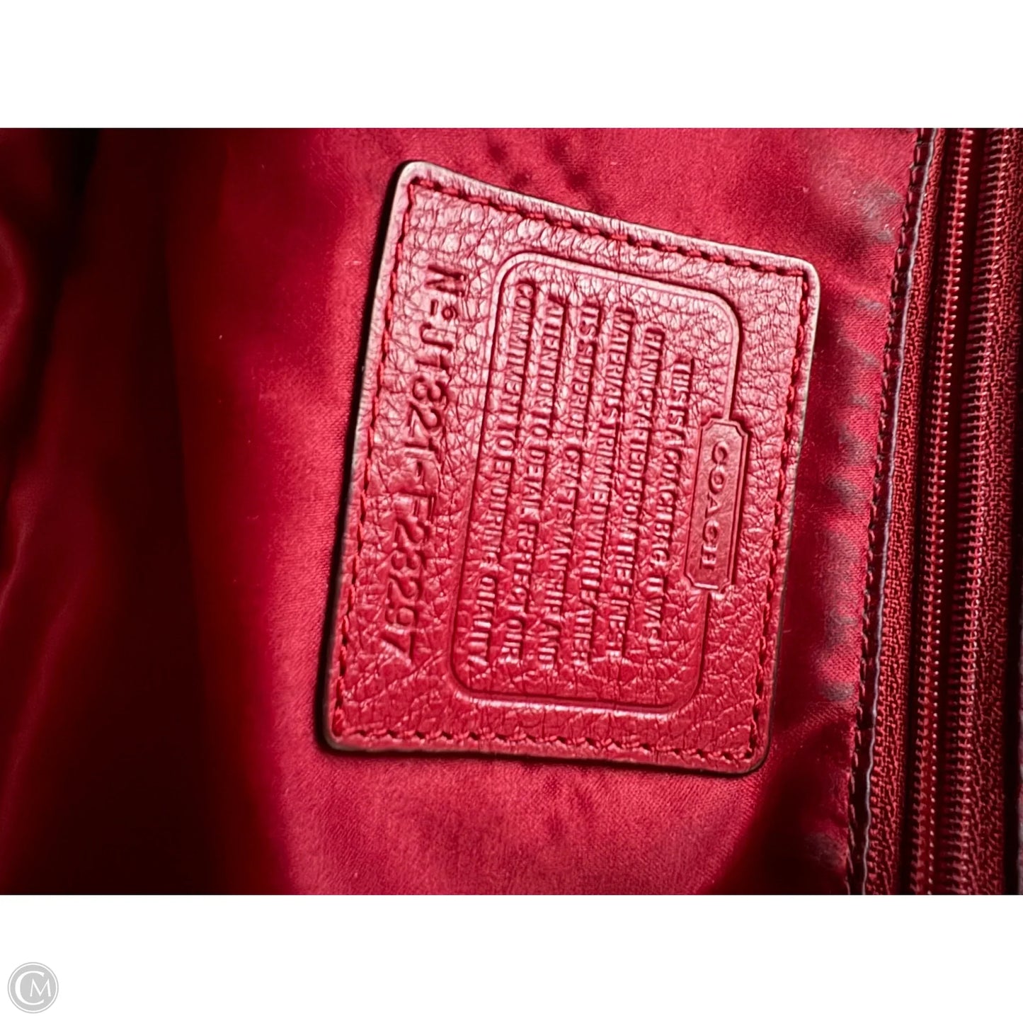 Tote Designer By Coach, Size: Large