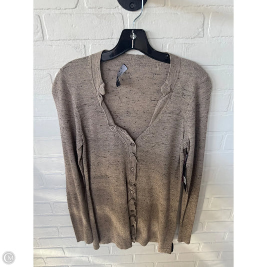Sweater Cardigan By Elie Tahari In Brown, Size: S