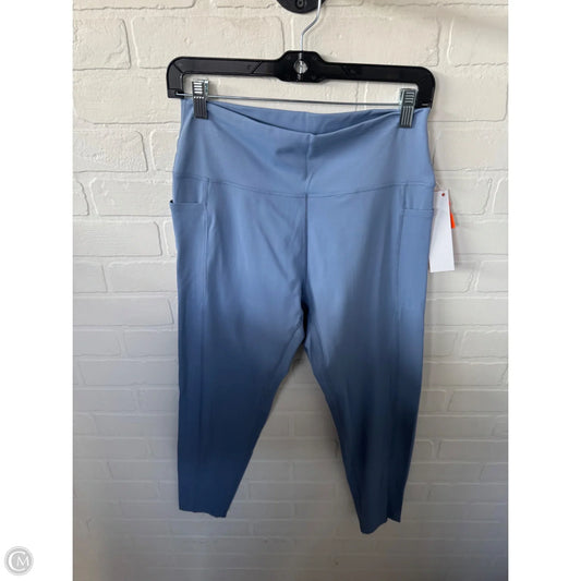 Athletic Leggings By Danskin In Blue, Size: 16
