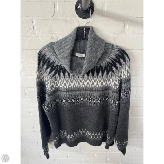 Sweater By Sundance In Grey & White, Size: L