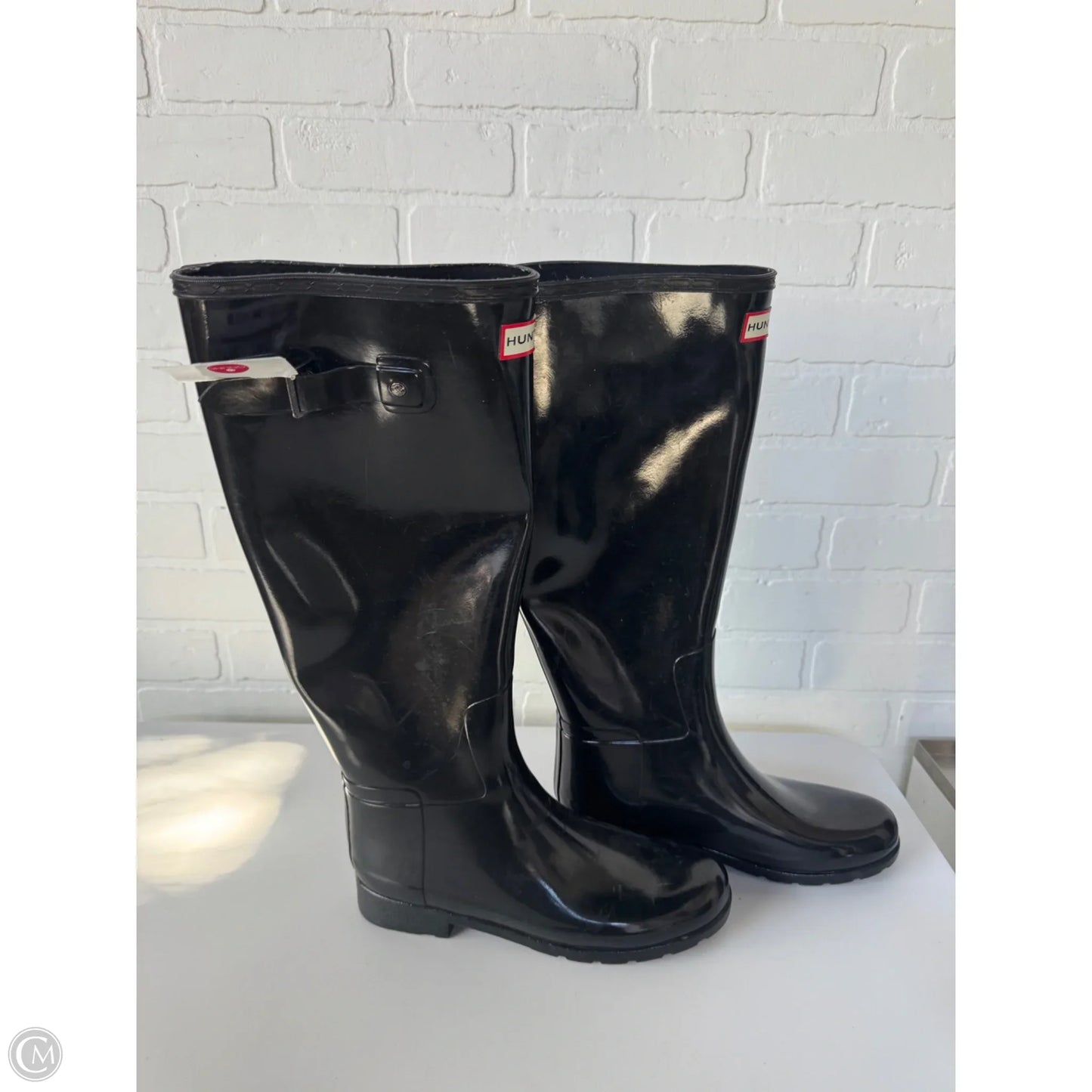 Boots Rain By Hunter In Black, Size: 8