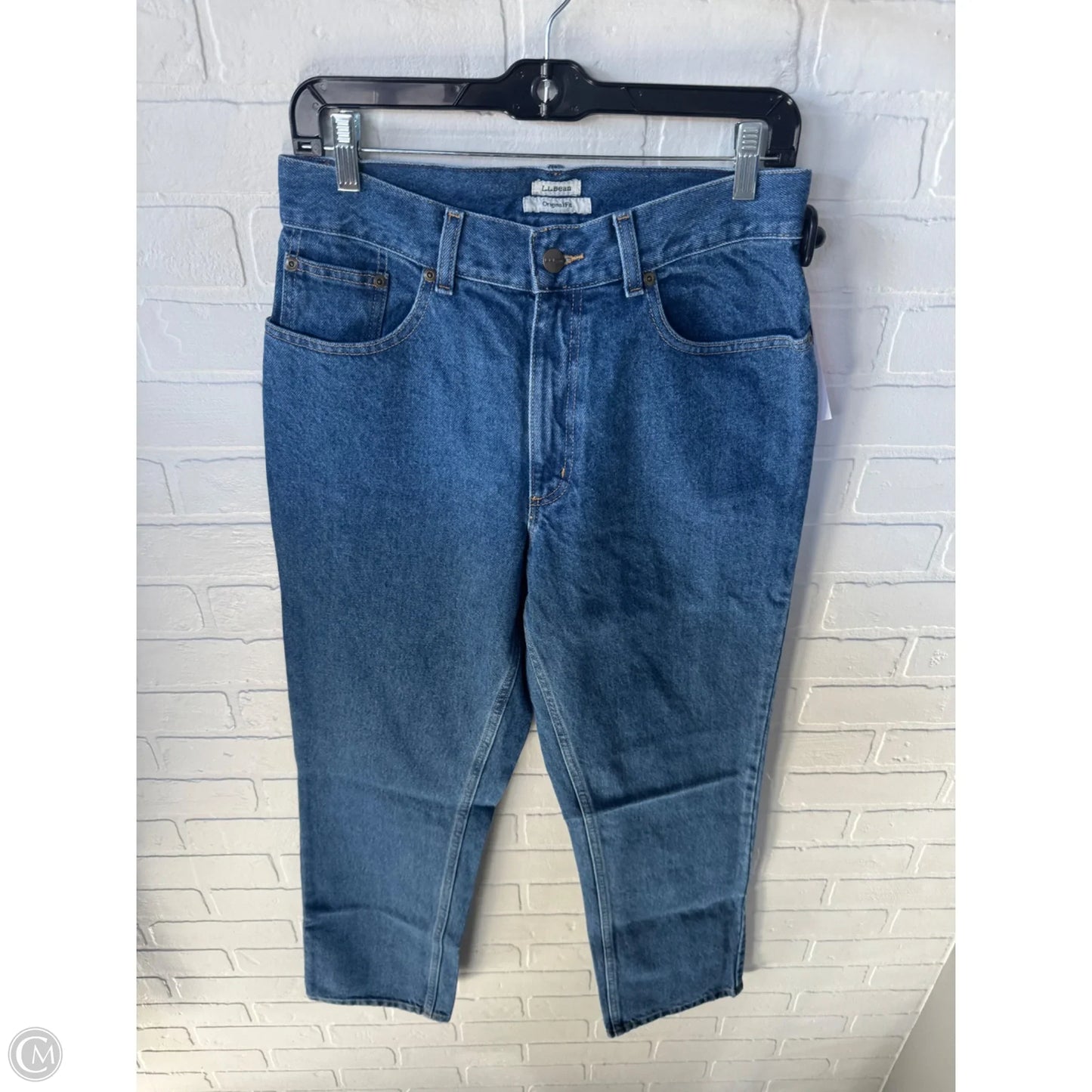 Jeans Straight By L.l. Bean In Blue Denim, Size: 10l