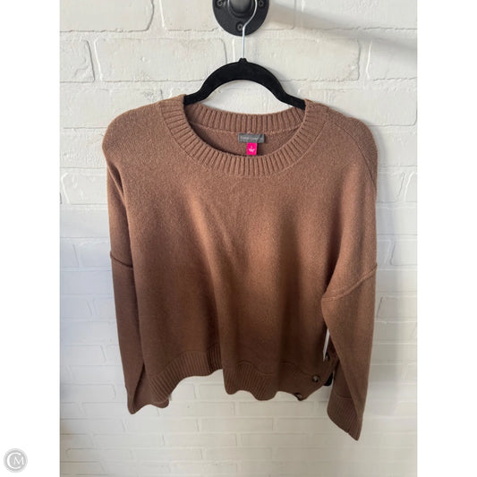 Sweater By Vince Camuto In Brown, Size: L