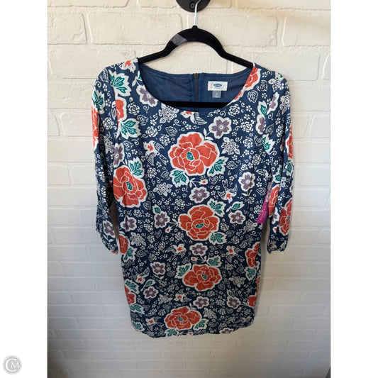 Dress Work By Old Navy In Blue & Orange, Size: M