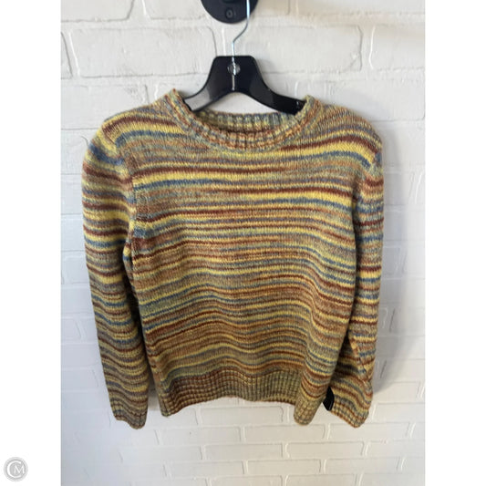 Sweater By Barbour In Brown & Yellow, Size: S