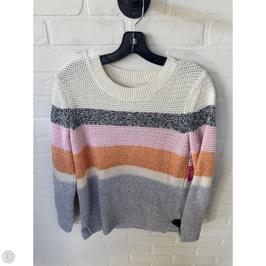 Sweater By Barbour In Cream & Orange, Size: S
