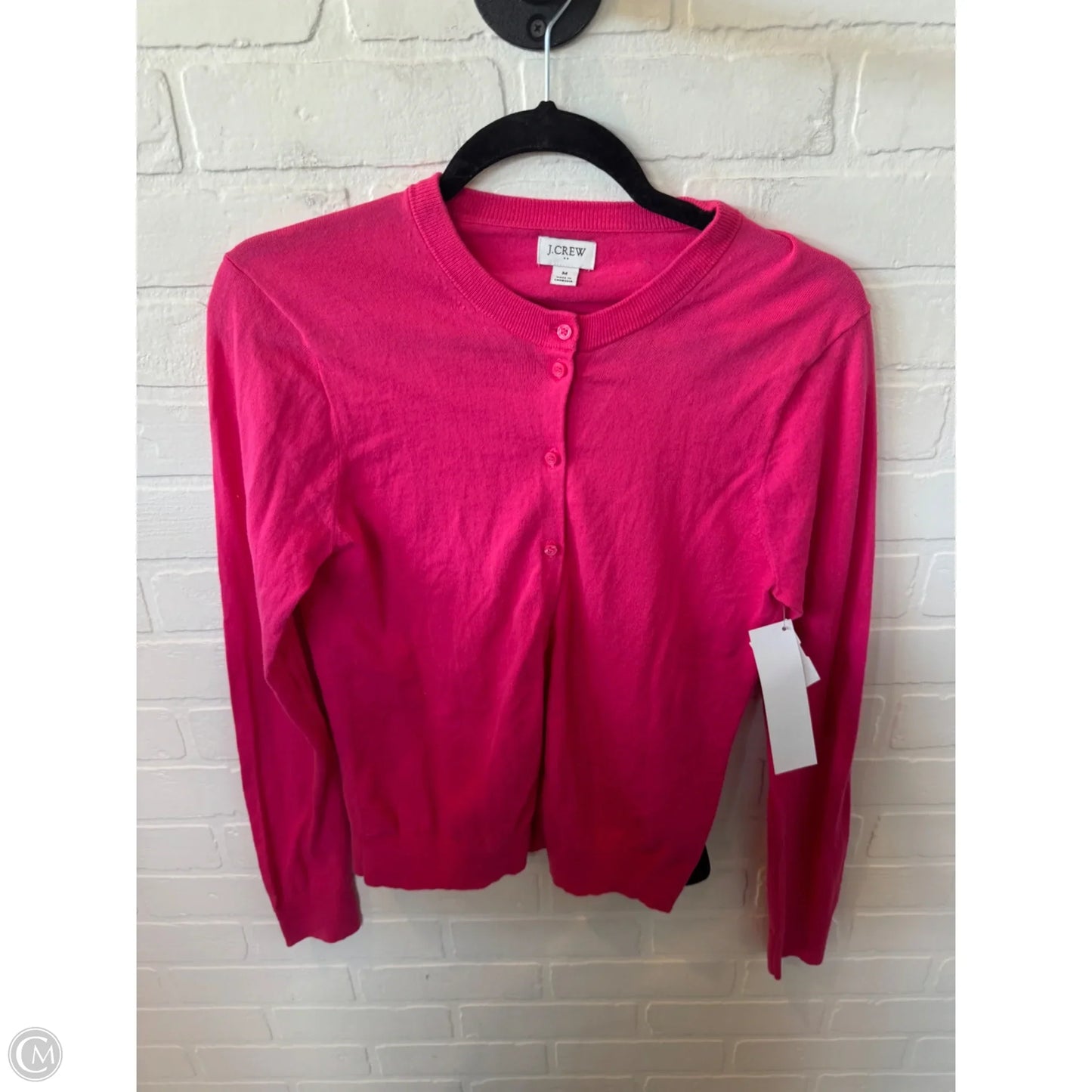 Sweater Cardigan By J. Crew In Pink, Size: M