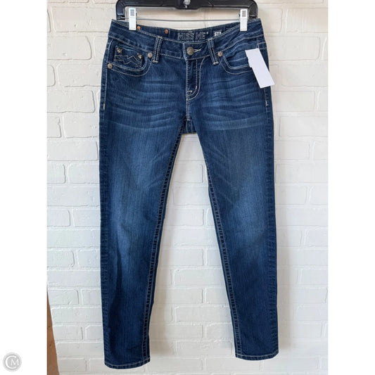 Jeans Skinny By Miss Me In Blue Denim, Size: 6