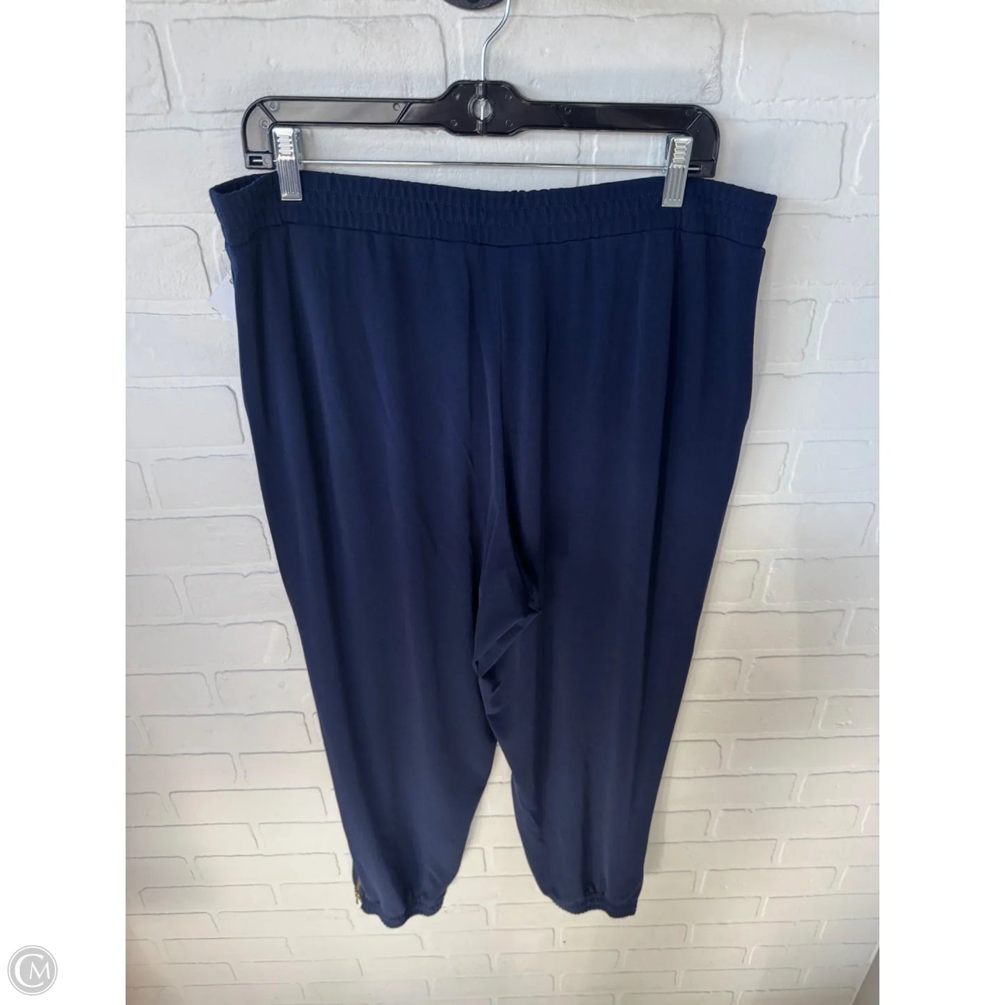 Pants Joggers By Susan Graver In Navy, Size: 12p