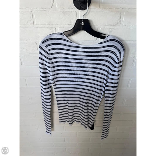 Sweater By Vince In Blue & White, Size: L