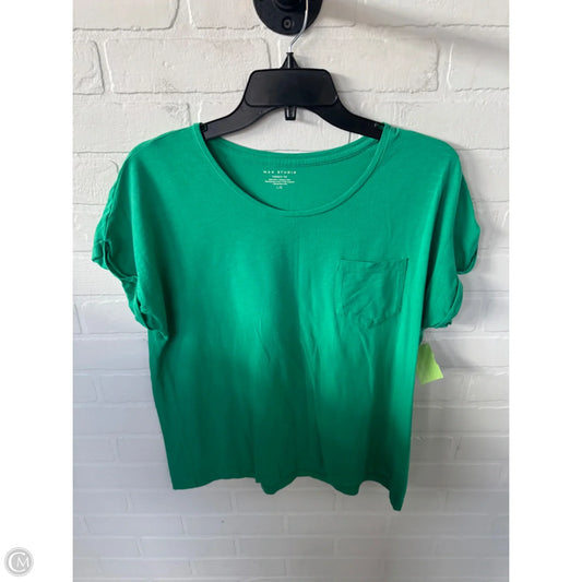 Top Sleeveless By Max Studio In Green, Size: L