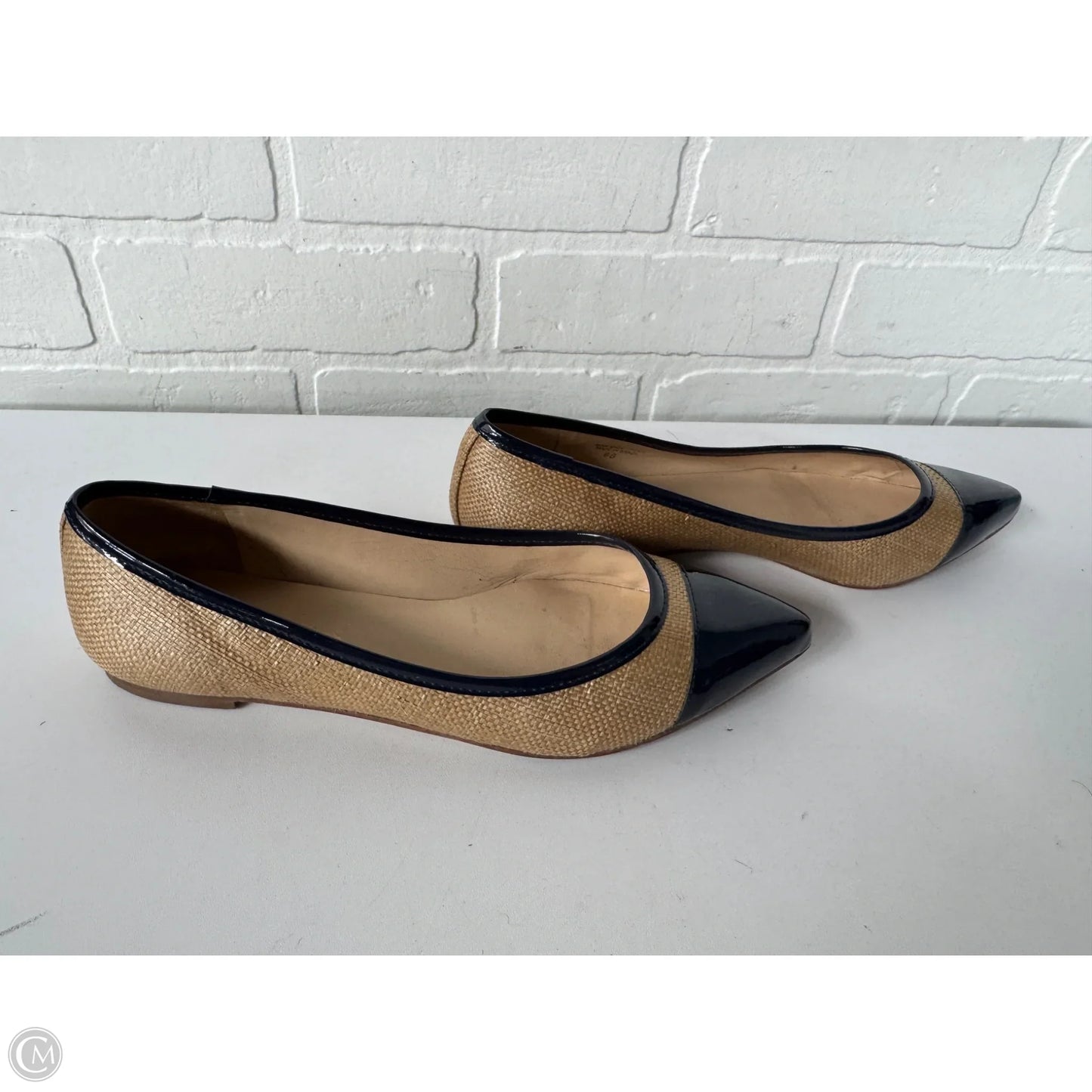 Shoes Flats By Talbots In Blue & Tan, Size: 6