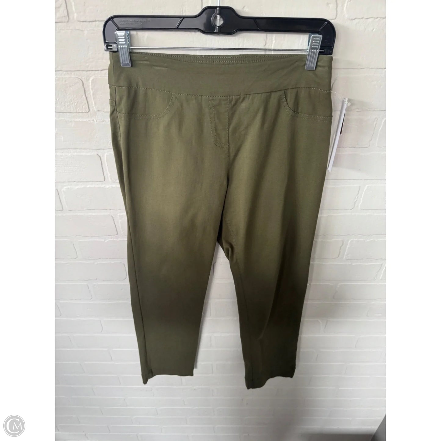 Pants Cropped By Soft Surroundings In Green, Size: 0