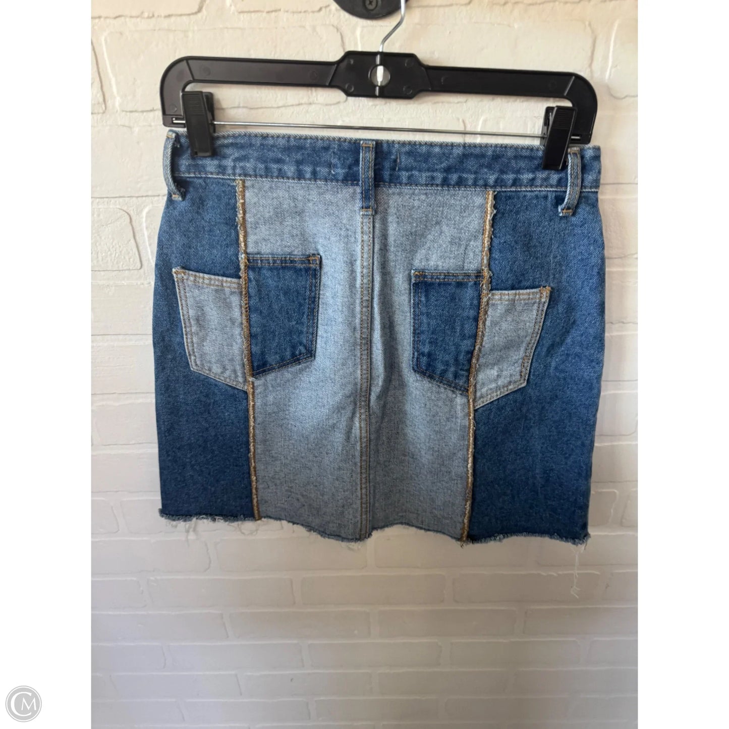 Skirt Mini & Short By Clothes Mentor In Blue Denim, Size: 8