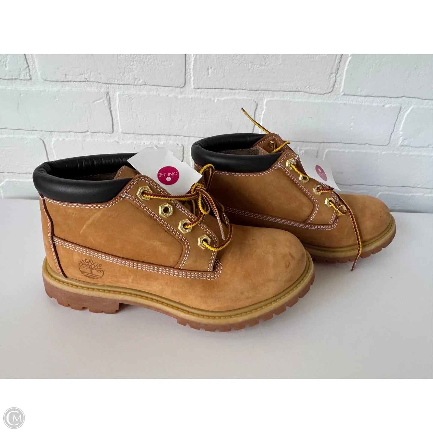 Boots Ankle Flats By Timberland In Tan, Size: 6