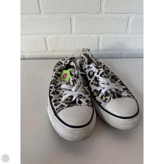 Shoes Sneakers By Converse In Tan & White, Size: 9.5