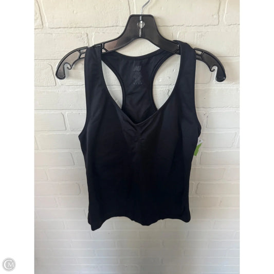Athletic Tank Top By New Balance In Black, Size: L
