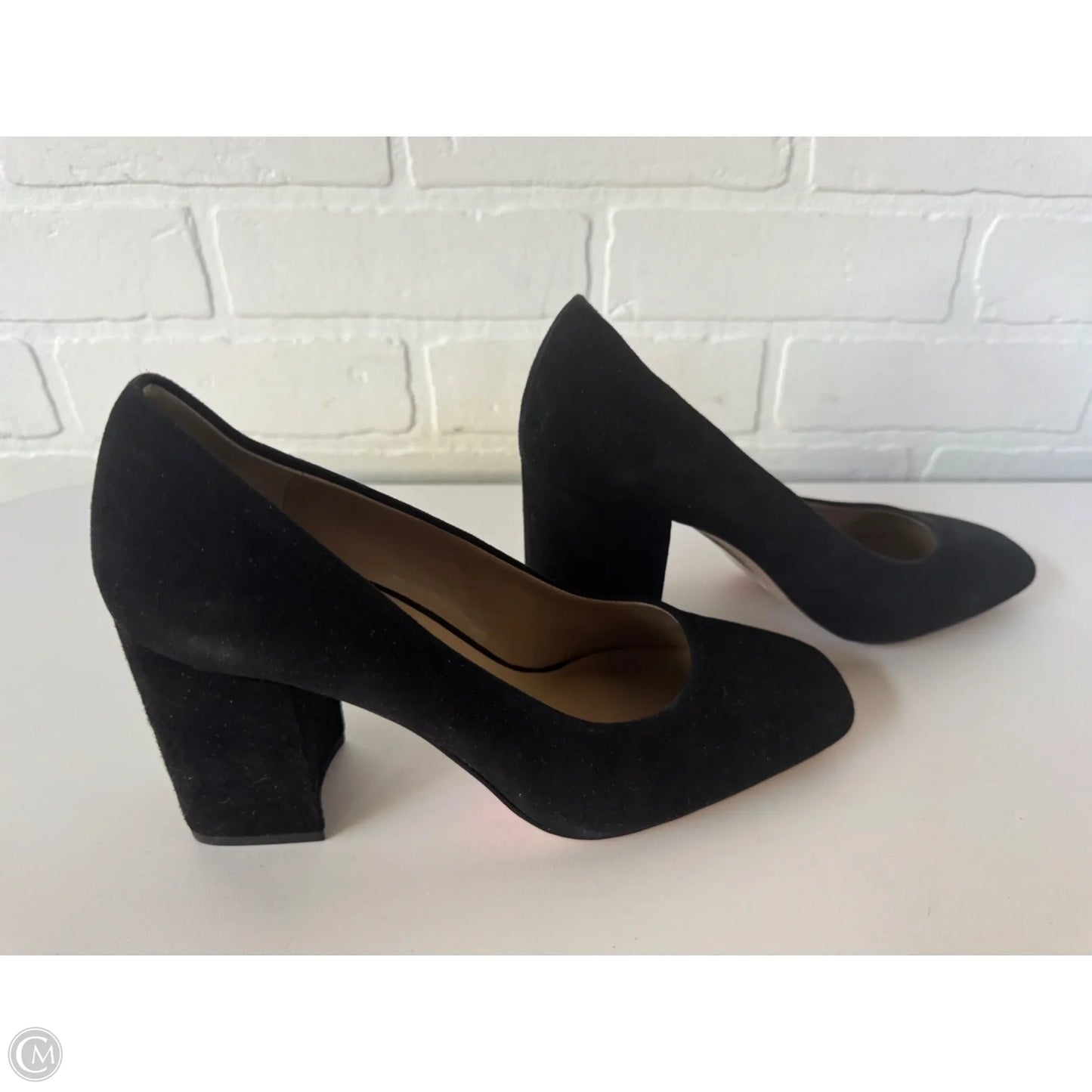 Shoes Heels Block By Ann Taylor In Black, Size: 7.5