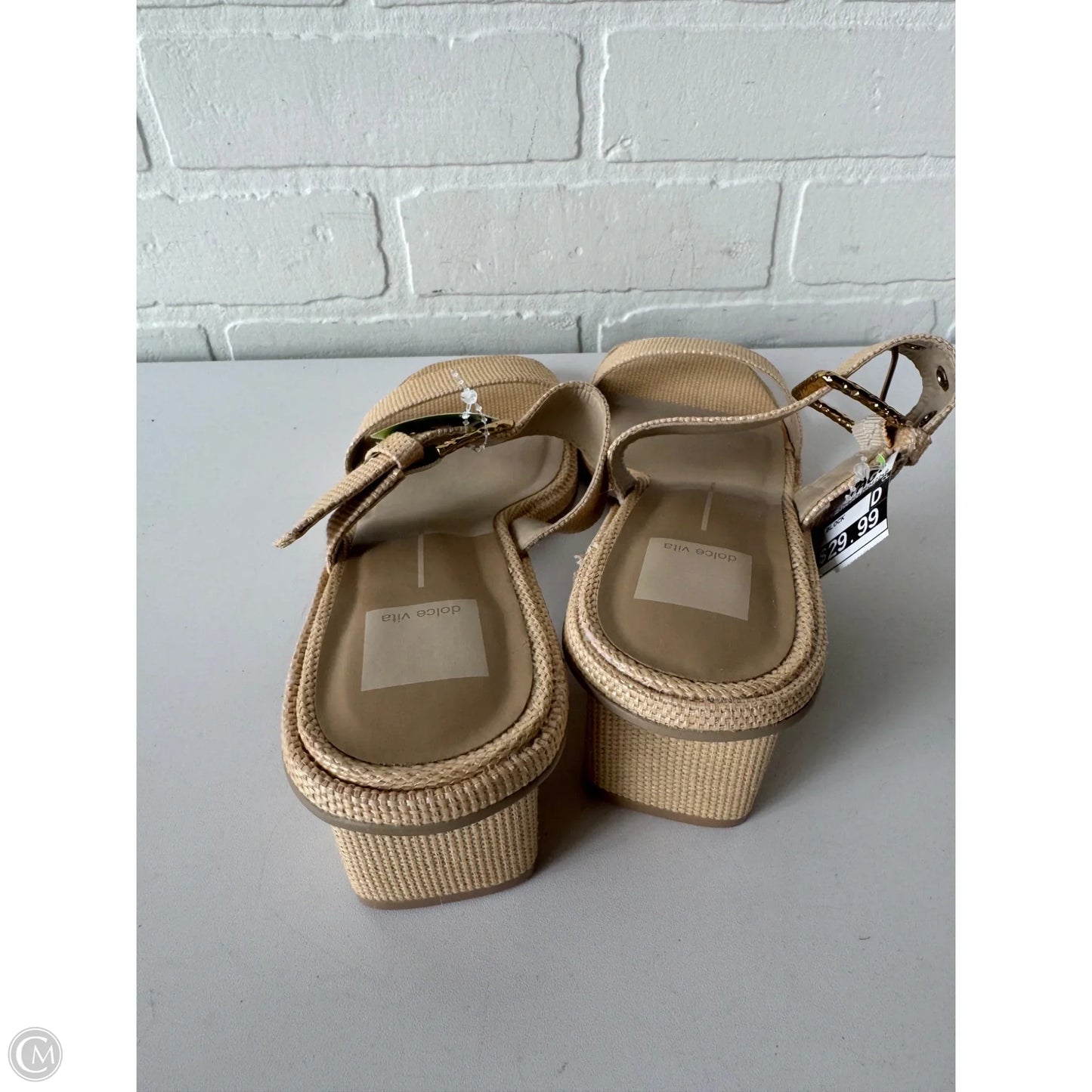Sandals Heels Block By Dolce Vita In Cream, Size: 8