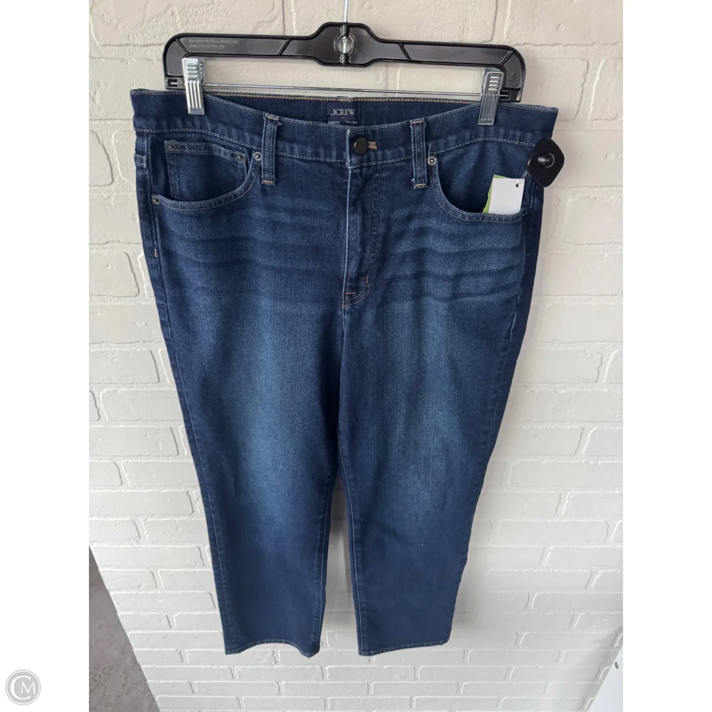 Jeans Straight By J. Crew In Blue Denim, Size: 10