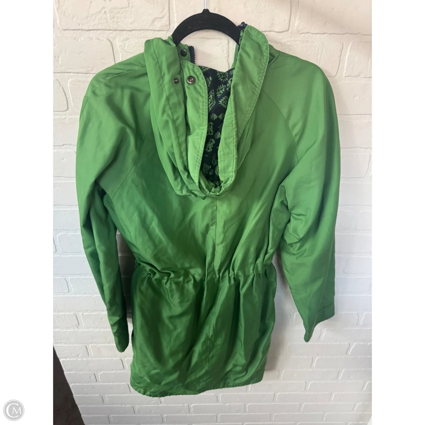 Coat Raincoat By Coldwater Creek In Green, Size: S