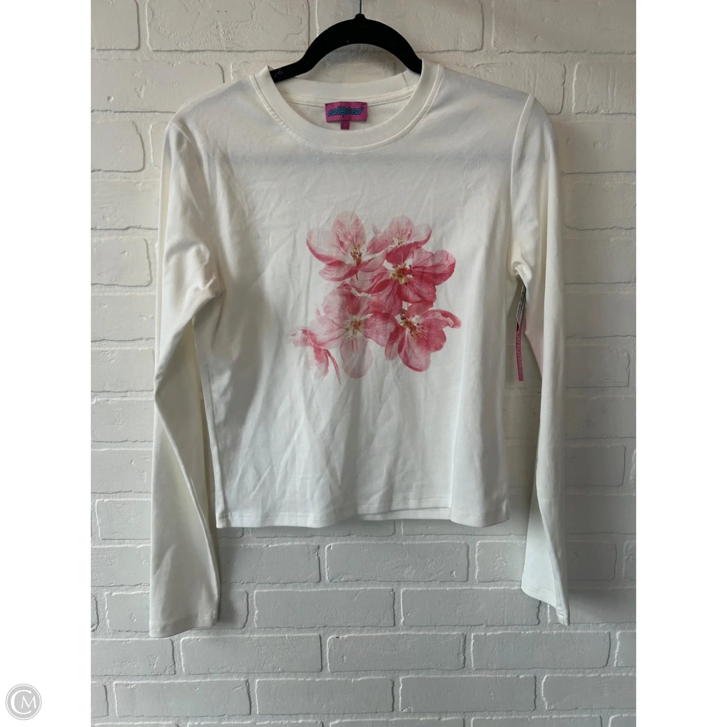 Top Long Sleeve Basic By Edikted In White, Size: L