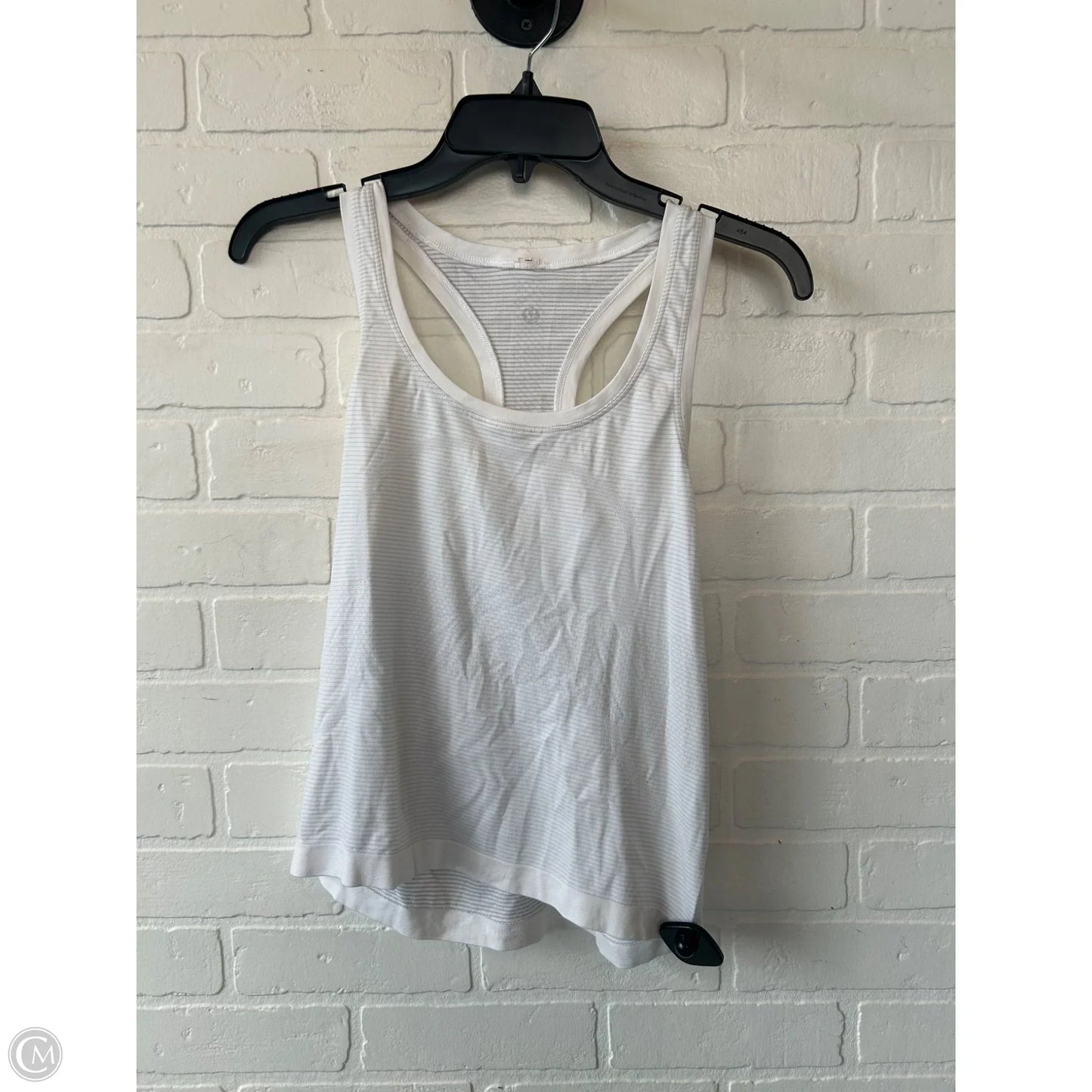 Athletic Tank Top By Lululemon In White, Size: S