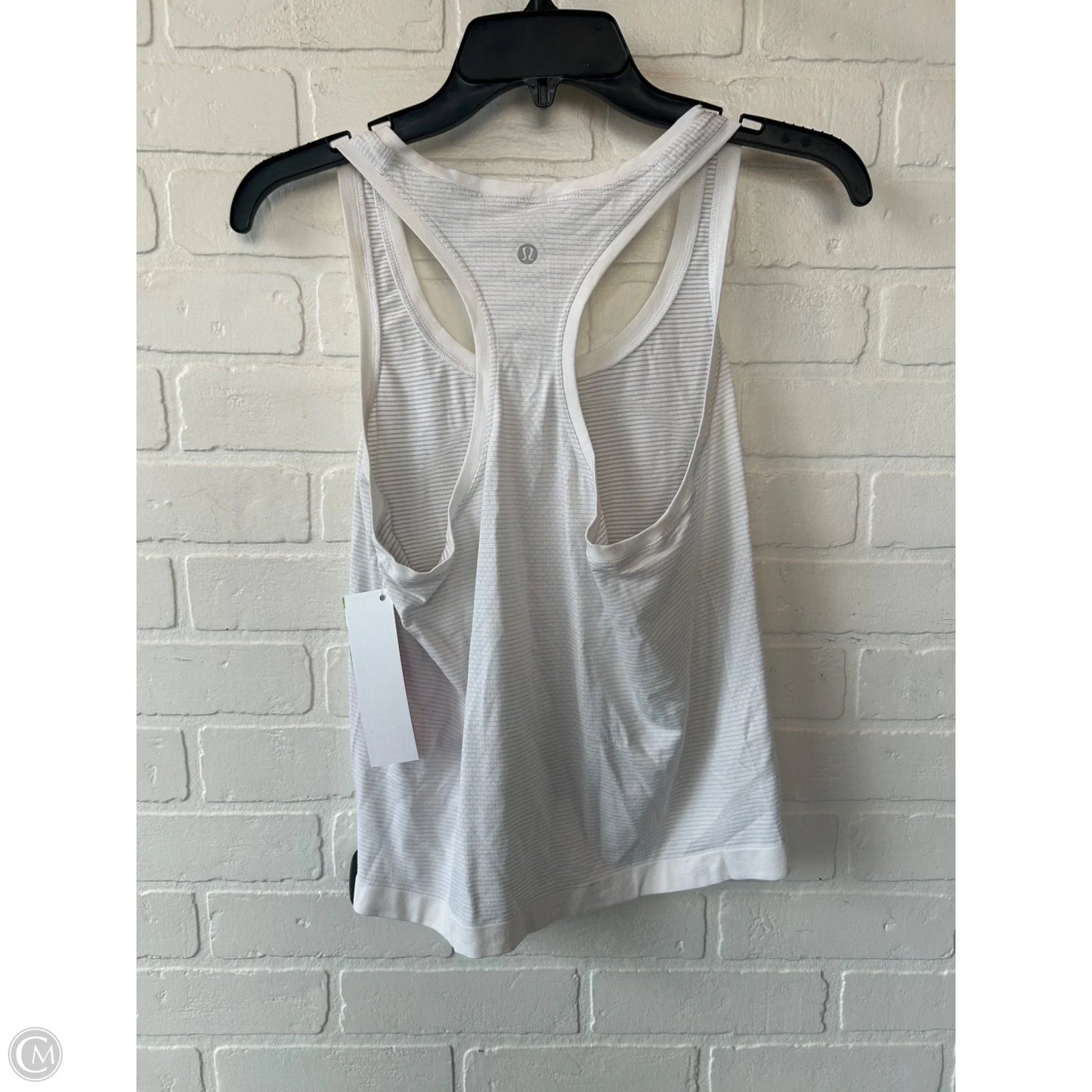 Athletic Tank Top By Lululemon In White, Size: S