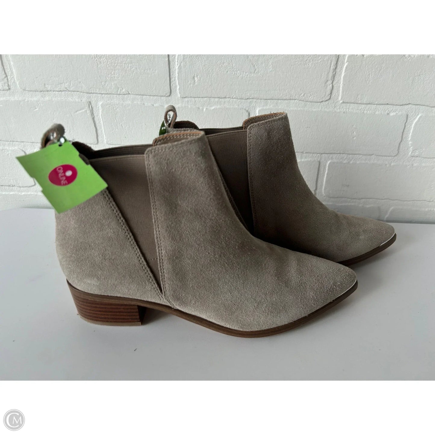 Boots Ankle Flats By Marc Fisher In Tan, Size: 8