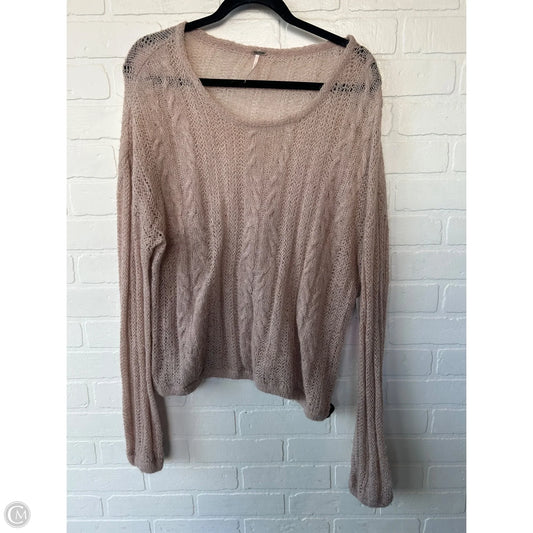 Sweater By Free People In Pink, Size: M