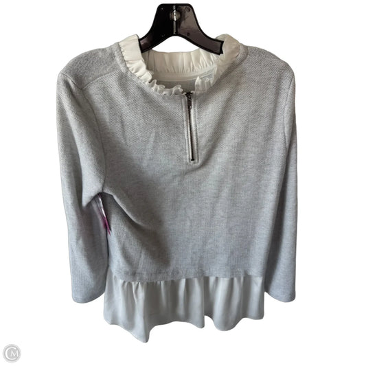 Sweater By Beachlunchlounge In Grey & White, Size: M