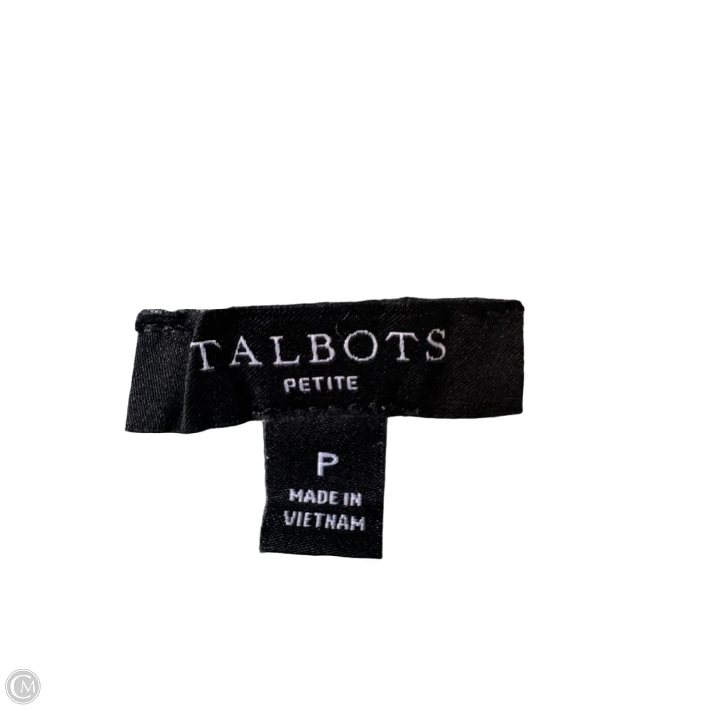 Vest Sweater By Talbots In Blue & Green, Size: Sp
